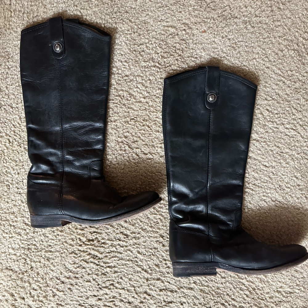 Frye black boots 6